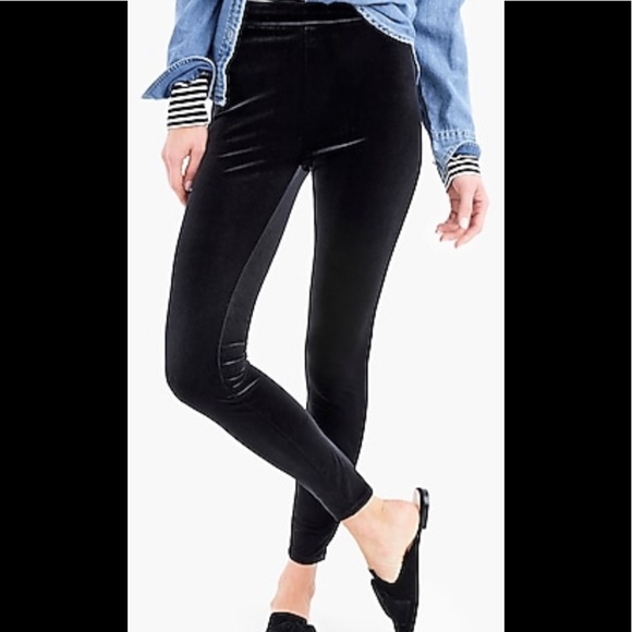 NWT J. Crew leggings black velvet 3X PLUS SIZE … - Picture 2 of 4